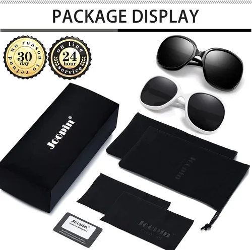 Miniatura 195 de Joopin Lentes de sol de gran tamaño para mujer, polarizados, grandes, para conducción, protección UV, grandes sombras