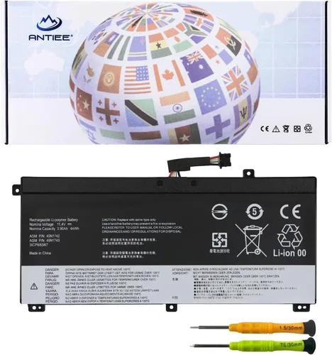 Miniatura 8 de 00UR891 01AV493 SB10L84121 Reemplazo de batería para portátil Lenovo ThinkPad T570 T580 P51S P52S Series 00UR890 00UR892 SB10L84121 SB10L84122