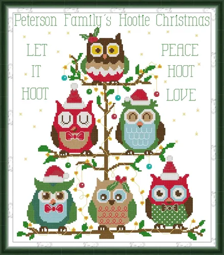 Miniatura 15 de Howie's Needlepoint Kits de punto de cruz, kits de bordado de patrón navideño preimpreso de 14 quilates, gama completa de kits de costura