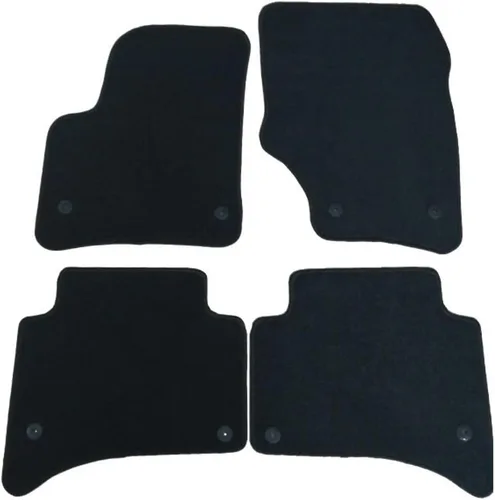 IKON MOTORSPORTS - Alfombrillas compatibles con Porsche Cayenne 2003-2010, 4Dr Factory Fitment, alfombrillas delanteras y traseras de nailon por