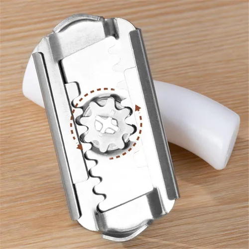 Miniatura 3 de Abridor de tarros para manos débiles, abridor de tarros para personas mayores, abridor de tapa giratoria de acero inoxidable, accesorios de cocina