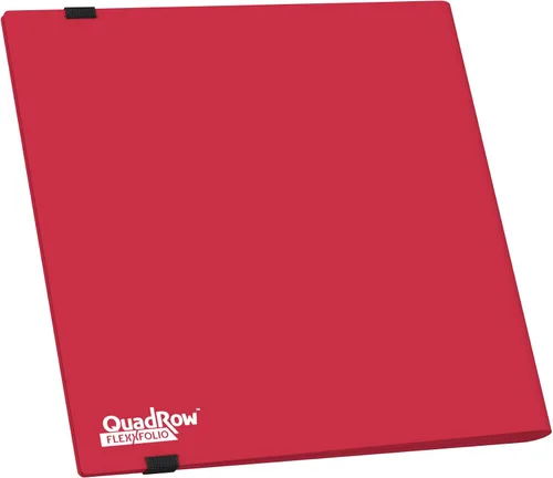 Miniatura 2 de Ultimate Guard Flexxfolio 12 bolsillos laterales para almacenamiento de tarjetas coleccionables de hasta 480 tarjetas, colección de tarjetas Rojo