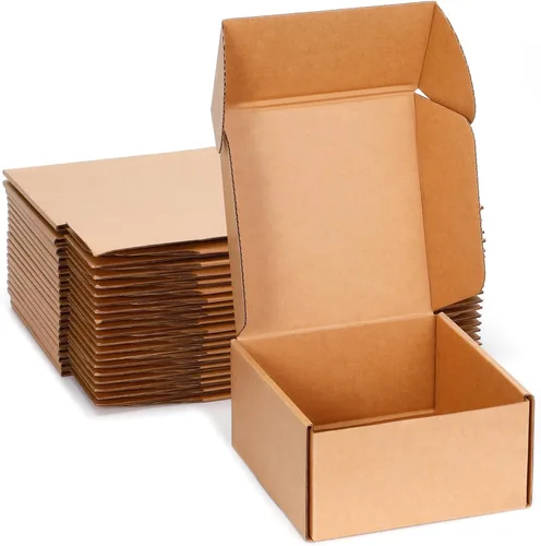 Miniatura 26 de Cajas de envío pequeñas de 6 x 4 x 3 pulgadas, cajas de cartón corrugado negro (paquete de 20) para correo, embalaje, pequeñas empresas y embalaje