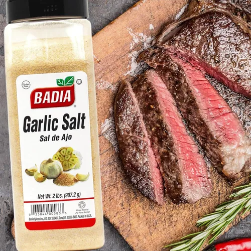 Miniatura 4 de Badia Sal de ajo, 2 libras, condimento de sal de ajo, potenciador de sabor de especias multiusos, sin gluten