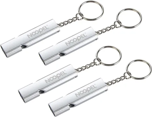 Miniatura 2 de Noopel Silbatos de emergencia, silbato de seguridad con cordón y llavero para acampar al aire libre, senderismo, barco, mochilero, pesca, kayak