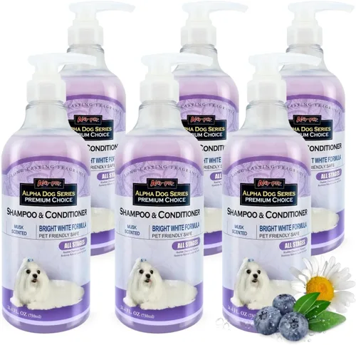 Miniatura 24 de Bright White - Champú y acondicionador natural para perros con aloe vera, juego de champú y acondicionador para perros con pH equilibrado, sin