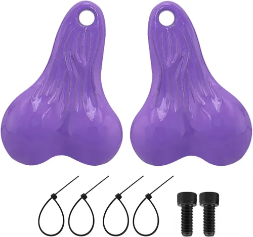 Miniatura 10 de Bolas colgantes para camión, tuercas, bolas de parachoques, tuercas de toro, contrapeso de bola de cola para TRX4M SCX24 FX24 coches RC 1/18 (Azul)