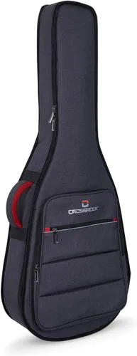 Crossrock Mochila acolchada de 0.394 in estilo 4/4 bolsa de guitarra clásica (CRSG107CDG)