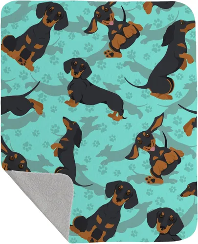 Miniatura 19 de Caroline's Treasures MLM1042LQB Airedale Terrier - Manta acolchada de 50 x 60 pulgadas, diseño de ilustraciones para cama, sofá, suave y ligera