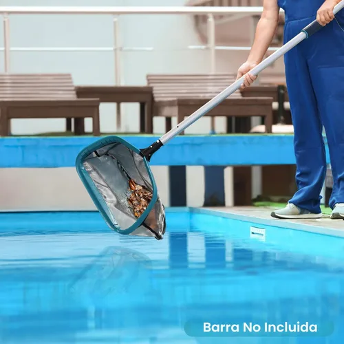 Miniatura 7 de POOLWHALE Rastrillo de red de desnatador de piscina, red de nailon profundo con marco de aluminio, redes de malla ultra fina para limpiar hojas