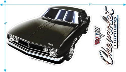 Miniatura 3 de Popfunk Camiseta clásica para coche Chevy Camaro 1967