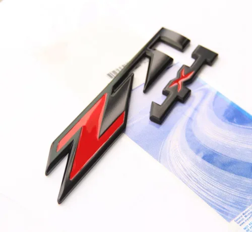 Miniatura 2 de Yoaoo® 2 Insignias con emblema. Colores negro y rojo Z71 4x4. Para GMC Chevy Silverado Sierra Tahoe Suburban 1500 2500hd 3500hd. OEM