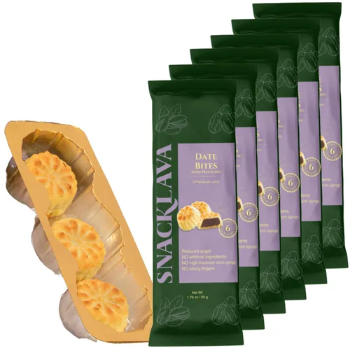 Miniatura 9 de Snacklava Cashew Bird's Nest - Paquete de 6 (24 piezas por paquete) - Sin ingredientes artificiales, colores o conservantes - Pasteles hechos a mano