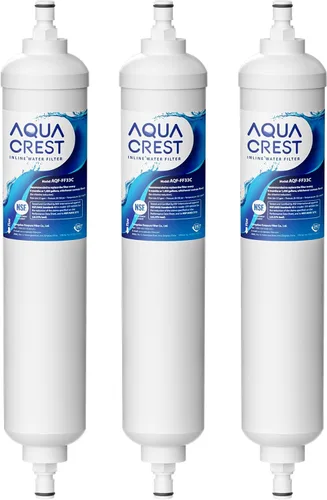 AQUA CREST Filtro de agua en línea GXRTQR, certificado NSF, repuesto para GE® GXRTQR, GXRTQ, medios de bloque de carbono que garantizan una