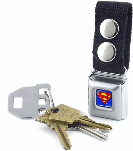 Miniatura 2 de Buckle-Down Llavero-Superman Full Color Azul