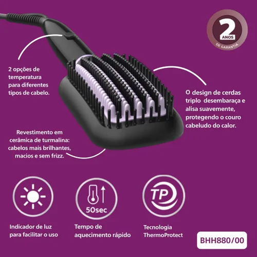 Miniatura 9 de Philips Cepillo calefactable esencial StyleCare BHH880