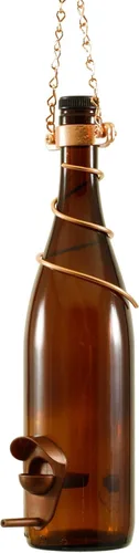 Miniatura 10 de Blue Ridge Mountain - Comedero para pájaros para botella de vino, decoración de patio, comedero de pinzones, decoración de jardín para exteriores