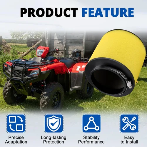Miniatura 4 de LOCOPOW 17254-HPO-A00 Filtro de aire para Honda Pioneer 700 Foreman 500 Rubicon 500 Rincon 680 Big Red 700 MUV700 SXS700 TRX680FA TRX680FGA TRX500FM