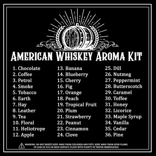 Miniatura 5 de Bourbon Real Talk Kit de aroma de whisky americano