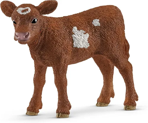 Miniatura 11 de Schleich Farm World - Juego de 7 piezas de animales de granja con juguetes de perro, gato, cerdo, cabra, gallo, caballo bebé y vaca - Figuras