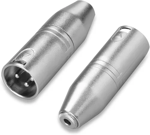 Miniatura 9 de CableCreation Adaptador hembra de 0.138 in a XLR 2 piezas, convertidor de audio estéreo X LR a 1/8 pulgadas, conector estéreo TRS hembra de 1/8