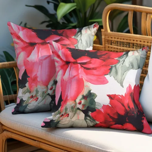 Miniatura 20 de Decozen Fundas de almohada decorativas con estampado de pájaros con diseño floral para decoración del hogar, sala de estar y dormitorio, funda