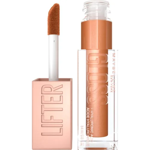 Miniatura 17 de Maybelline Lifter Gloss, Brillo de Labios Hidratante con Ácido Hialurónico, Alto Brillo para Labios Más Llenos, Perla, Perla Plateada Transparente