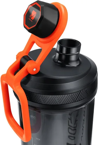 Miniatura 7 de VOLTRX Botella agitadora eléctrica de proteínas, vaso mezclador recargable por USB para batidos y reemplazos de comidas, de tritán, sin bisfenol A
