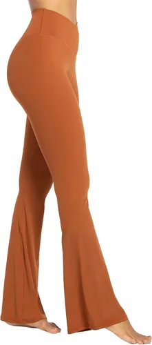 Miniatura 4 de Sunzel Womens Flare Leggings with Tummy Control Crossover Waist and Wide Leg