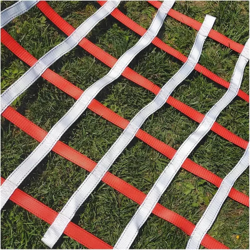 Red de carga para niños escalando, juego de red de hamaca Ninja Line Jungle Gym Fence Protection Rope Net Truck Netting, accesorios para Slacklines,
