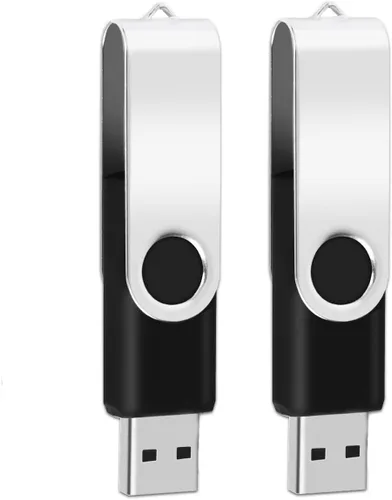 Miniatura 17 de EASTBULL - Unidad flash USB de 1 GB, 1 unidad de pulgar USB 2.0 giratoria USB Stick Memory Stick Metal Thumb Drive (rojo)