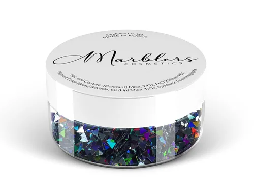 Miniatura 171 de MARBLERS Brillantina de forma gruesa de grado cosmético [estrella] 0.11 onzas (0.11 oz) Escamas No tóxica Vegana Libre de crueldad animal