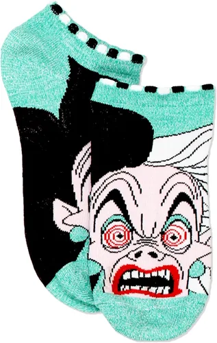 Miniatura 5 de Disney Villains - Paquete de 6 calcetines para mujeres adolescentes adolescenteadulto