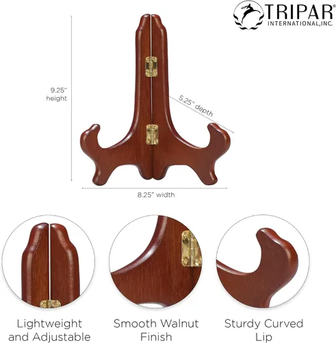 Miniatura 3 de TRIPAR Soporte de madera de 9 pulgadas para caballete de imagen