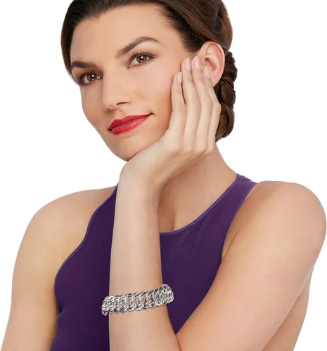 Miniatura 2 de Ross-Simons Italian Sterling Silver Double Braid-Link Bracelet