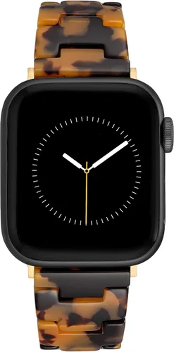Anne Klein Correa de moda de acetato para Apple Watch para mujer, ajustable, segura, reemplazo de correa para Apple Watch, se adapta a la mayoría de