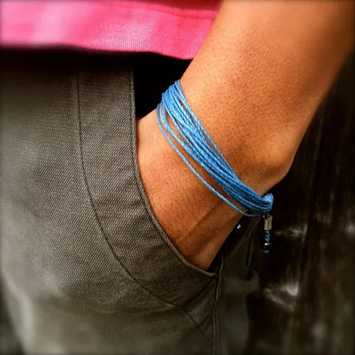 Miniatura 26 de Rumi Sumaq Pulsera de concientización para hombres, mujeres y niños – Pulsera de apoyo tejida ajustable anudada a mano – Pulsera de conciencia sutil