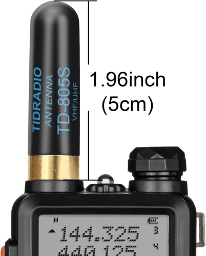 Miniatura 7 de SRH805S SMA-F - Antena de doble banda hembra, 2.0 in SRH805S Walkietalkie UV Dual Antena para GT-3 UV-5R BF-888s Radio