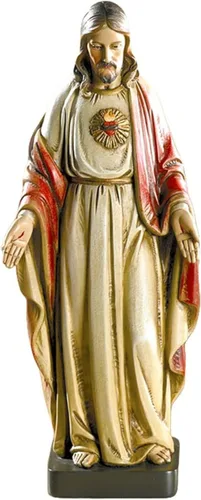 Miniatura 5 de Avalon Gallery Figura de Santos Católicos - Estatua religiosa de la colección Toscana, 8 pulgadas de alto, Divina Misericordia
