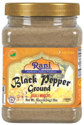 Miniatura 9 de Rani - Polvo fino de pimienta negra de 80 malla, 400 onzas, caja a granel de 25.0 lbs ~ Todo natural Vegano Apto para gluten Sin OMG Kosher