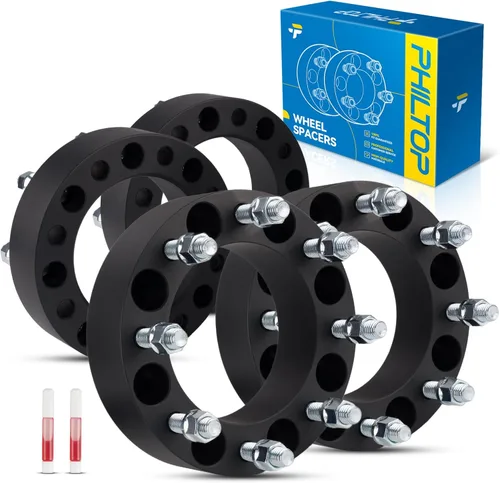 Miniatura 113 de PHILTOP Espaciador de rueda de 4 x 4 de 2 pulgadas, espaciadores de rueda centrados en las lengüetas para Polaris Trail Boss 330 2003-2013, Trail