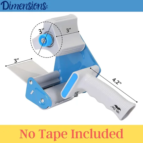 Miniatura 2 de Mr. Pen - Pistola dispensadora de cinta de embalaje, dispensador de cinta adhesiva de 3 pulgadas, pistola de cinta adhesiva de 3 pulgadas, Azul
