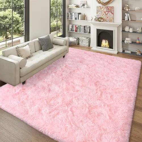 Miniatura 47 de Dssimo - Alfombra superesponjosa para la habitación, alfombra de área moderna, pequeña, suave y acogedora de felpa para niños, niñas y adolescentes