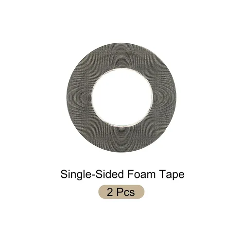 Miniatura 5 de Cinta de espuma de una sola cara autoadhesiva, [para accesorios domésticos, uso diario] - 0.197 in x 0.039 in / 32.8 ft / negro, amarillo / 2