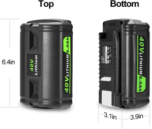 Miniatura 7 de KUNLUN Batería de 40V 6.0Ah para batería Ryobi 40V, batería de litio de 40 voltios de alta capacidad para RYOBI OP4040 OP40201OP4026 OP4030 OP4050
