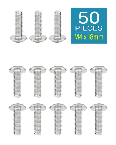 Miniatura 2 de IMScrews Tornillos de cabeza Phillips M4 x 0.709 in, tornillos de acero inoxidable 304, paquete de 50