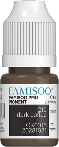 Miniatura 34 de Pigmentos PMU para cejas, 0.169 onzas/0.2 fl oz, tinta de tatuaje profesional para cejas de larga duración, tinta de microblading