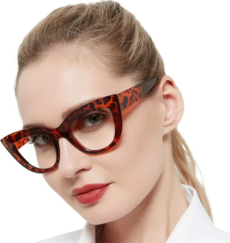 Miniatura 8 de MARE AZZURO Gafas de bloqueo de luz azul para mujer, gafas redondas para computadora