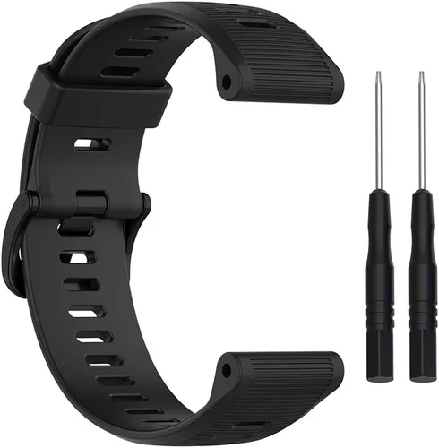 Miniatura 5 de Correa para Garmin Forerunner 945, correa de repuesto de silicona suave para reloj inteligente Garmin Forerunner 935 (sin rastreador)