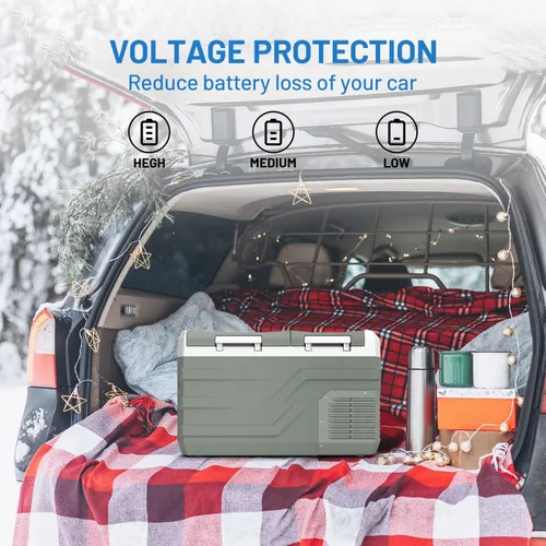 Miniatura 5 de Alpicool Refrigerador de 12 Voltios Portátil Refrigerador Portátil para Automóvil 25 Cuartos Nevera para Automóvil Portátil 12V Refrigerador